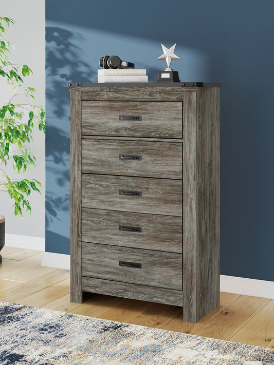 Bradenton Furniture Outlet - Ashley Furniture - Frandern Bedroom - Full Panel Bed with Storage / Black/Gray - B4480B24