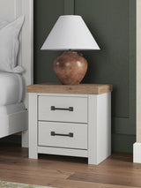 Twin Panel Bed with Storage