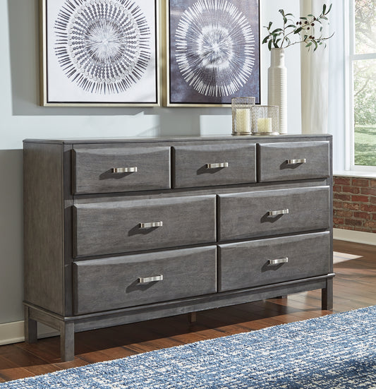 Bradenton Furniture Outlet - Ashley Furniture - Caitbrook Bedroom - Five Drawer Chest / Gray - B476-46