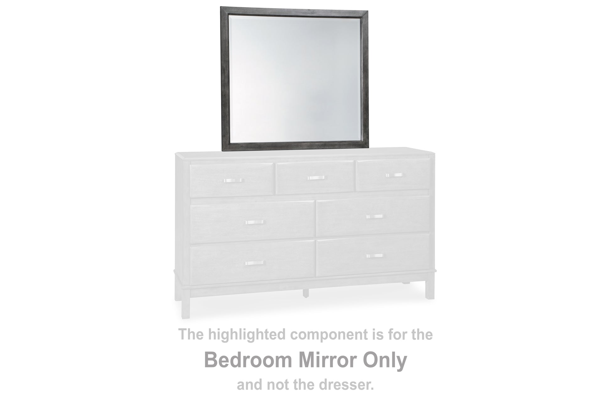 Bradenton Furniture Outlet - Ashley Furniture - Caitbrook Bedroom - Bedroom Mirror / Gray - B476-36
