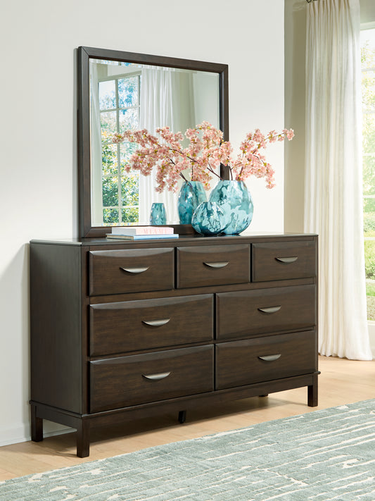 Bradenton Furniture Outlet - Ashley Furniture - Vanmore Bedroom - King Storage Bed / Dark Brown - B479B6