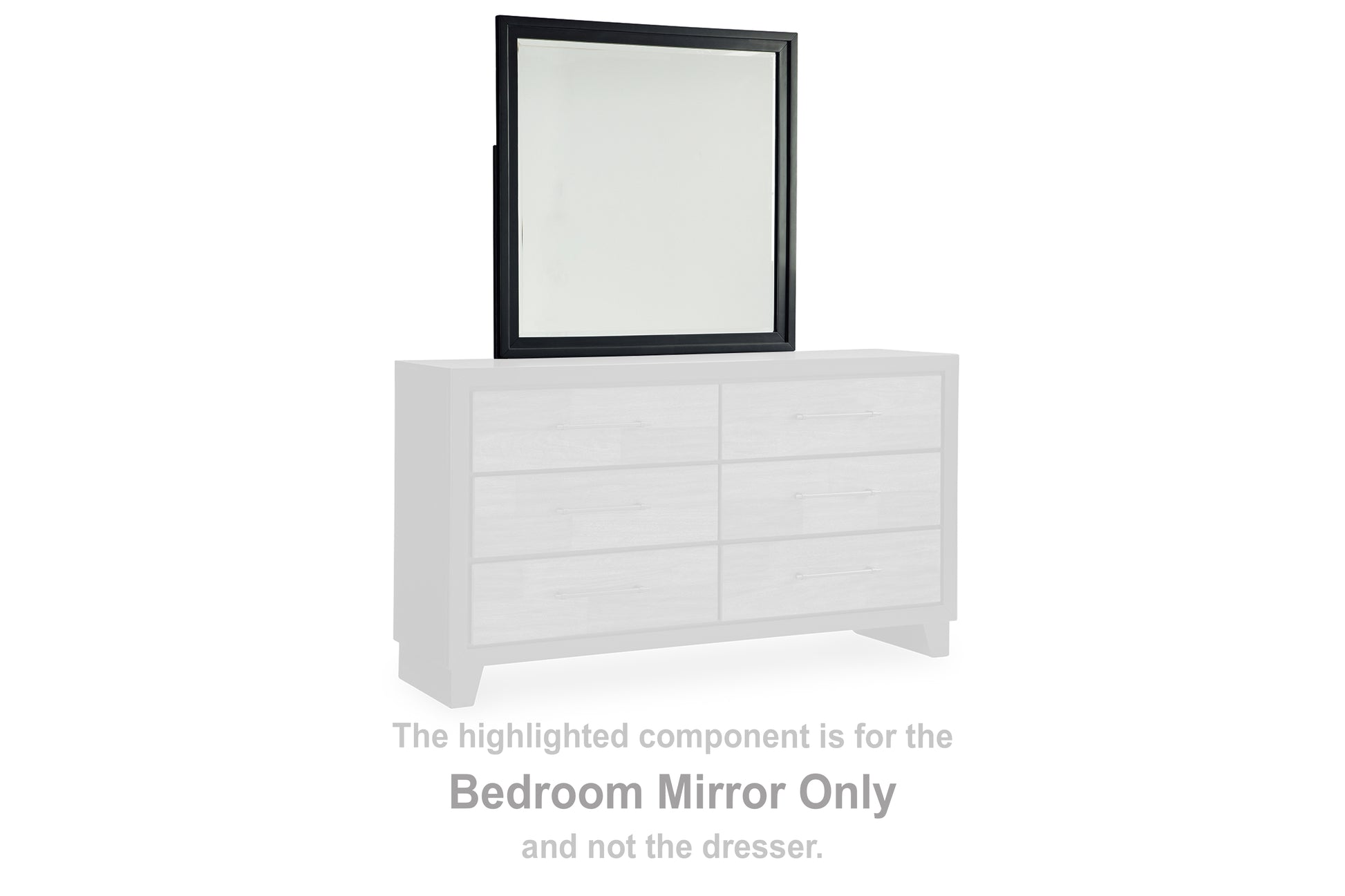 Bradenton Furniture Outlet - Ashley Furniture - Kraeburn Bedroom - Bedroom Mirror / Brown/Black - B496-36