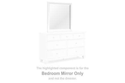 Bradenton Furniture Outlet - Ashley Furniture - Fortman Bedroom - Bedroom Mirror / White - B680-36