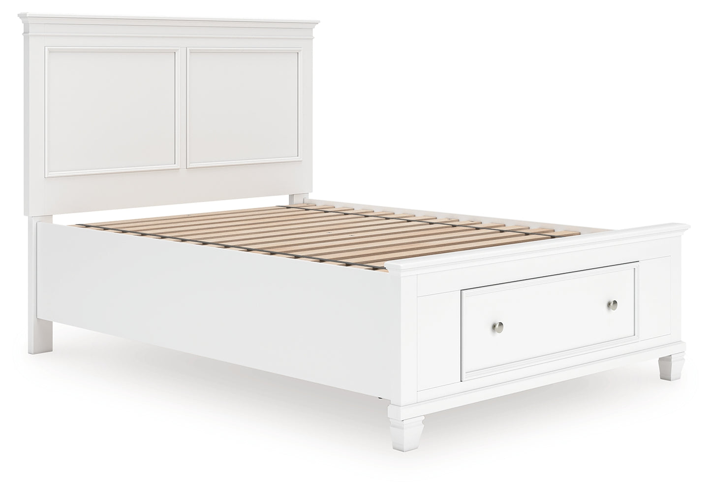 Bradenton Furniture Outlet - Ashley Furniture - Fortman Bedroom - Full Panel Storage Bed / White - B680B25