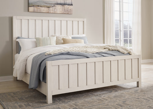 Bradenton Furniture Outlet - Ashley Furniture - Shaybrock Bedroom - Two Drawer Night Stand / Antique White/Brown - B683-92