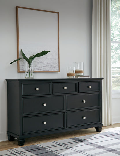 Bradenton Furniture Outlet - Ashley Furniture - Lanolee Bedroom - Dresser / Black - B687-31