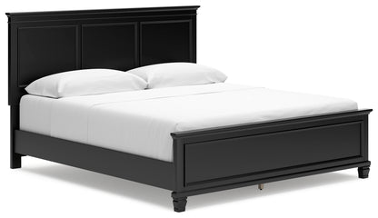 Bradenton Furniture Outlet - Ashley Furniture - Lanolee Bedroom - California King Panel Bed / Black - B687B9