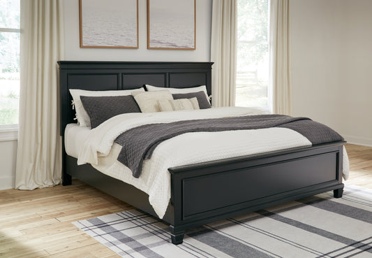 Bradenton Furniture Outlet - Ashley Furniture - Lanolee Bedroom - Twin Panel Storage Bed / Black - B687B21