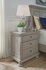 California King Sleigh Bed with 2 Storage Drawers