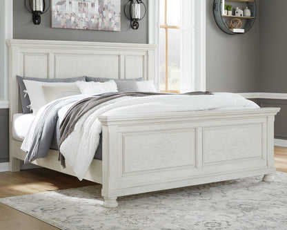 Bradenton Furniture Outlet - Ashley Furniture - Robbinsdale Bedroom - California King Panel Bed / Antique White - B742B7