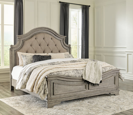 Bradenton Furniture Outlet - Ashley Furniture - Lodenbay Bedroom - Queen Panel Bed / Antique Gray - B751B2