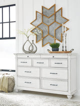 Queen Panel Bed with Storage Bench