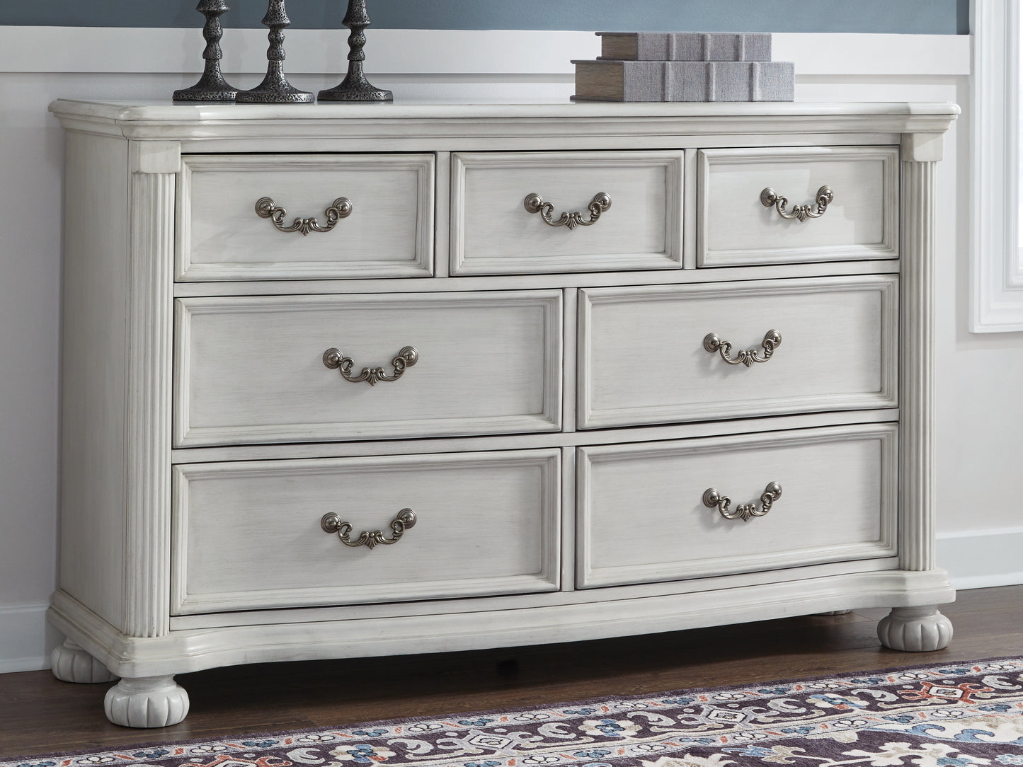Bradenton Furniture Outlet - Ashley Furniture - Montelaine Bedroom - Dresser / Antique White - B795-31