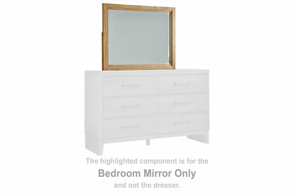Bradenton Furniture Outlet - Ashley Furniture - Sherbana Bedroom - Bedroom Mirror / Light Brown - B833-36