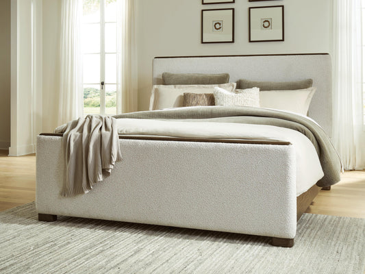Bradenton Furniture Outlet - Ashley Furniture - Radkin Bedroom - Queen Upholstered Panel Bed - PCB843B2