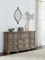 King Upholstered Sleigh Bed