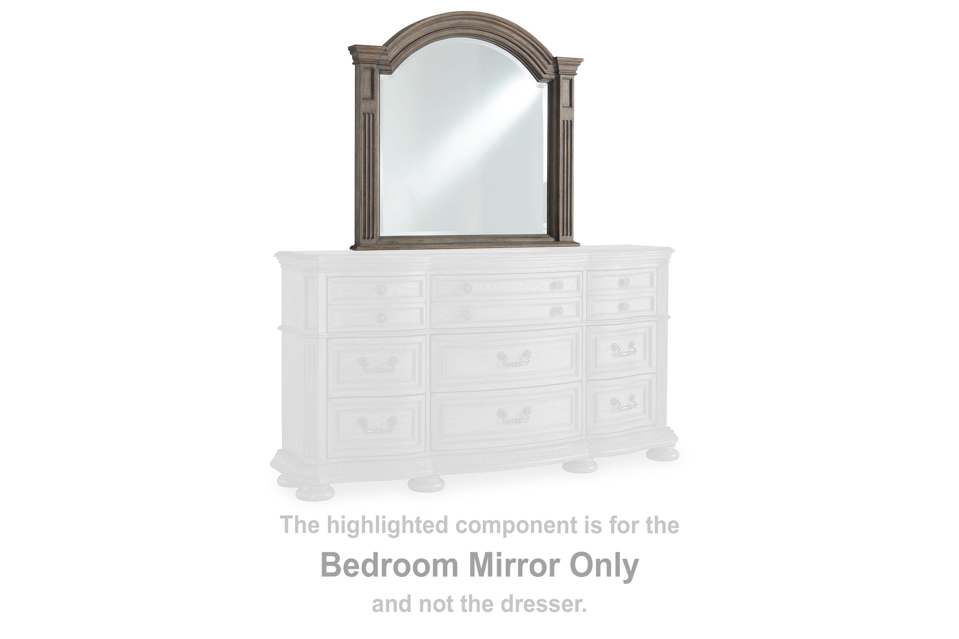 Bradenton Furniture Outlet - Ashley Furniture - Ardenfield Bedroom - Bedroom Mirror / Light Brown - B944-36