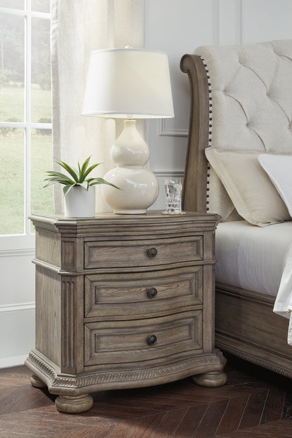 Bradenton Furniture Outlet - Ashley Furniture - Ardenfield Bedroom - Three Drawer Night Stand / Light Brown - B944-93