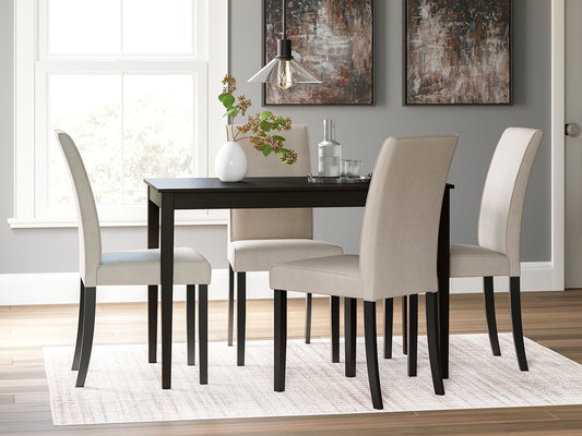 Bradenton Furniture Outlet - Ashley Furniture - Kimonte Dining Room - Dining Chair (Set of 2) / Ivory - D250-01X2