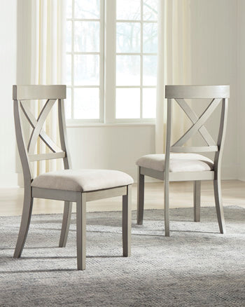 Bradenton Furniture Outlet - Ashley Furniture - Parellen Dining Room - Dining Chair (Set of 2) / Gray - D291-01X2