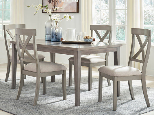 Bradenton Furniture Outlet - Ashley Furniture - Parellen Dining Room - Dining Chair (Set of 2) / Gray - D291-01X2