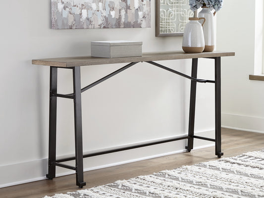Bradenton Furniture Outlet - Ashley Furniture - Lesterton Dining Room - Long Counter Table / Light Brown/Black - D334-52