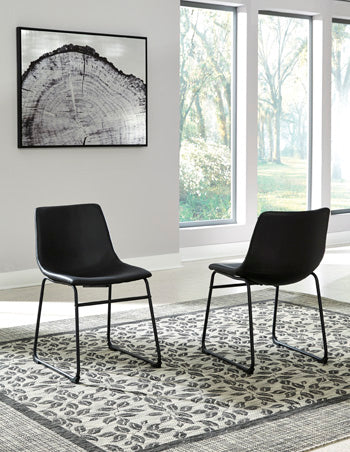 Bradenton Furniture Outlet - Ashley Furniture - Centiar Dining Room - Dining Chair (Set of 2) / Black - D372-06X2