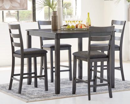 Bradenton Furniture Outlet - Ashley Furniture - Bridson Dining Room - RECT DRM Table Set (6/CN) / Gray - D383-325