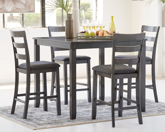 Bradenton Furniture Outlet - Ashley Furniture - Bridson Dining Room - RECT DRM Table Set (6/CN) / Gray - D383-325