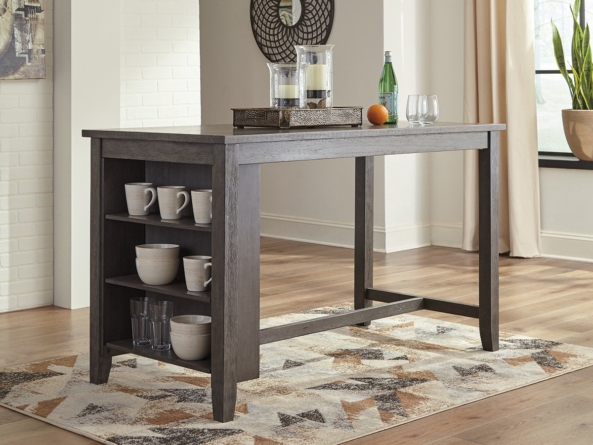 Bradenton Furniture Outlet - Ashley Furniture - Caitbrook Dining Room - RECT DRM Counter TBL Set(7/CN) / Gray - D388-423