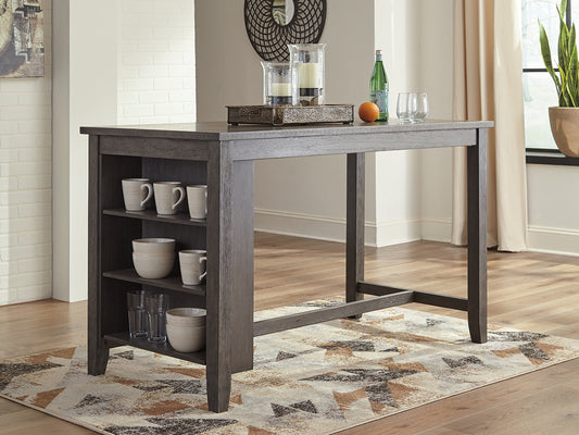 Bradenton Furniture Outlet - Ashley Furniture - Caitbrook Dining Room - RECT DRM Counter TBL Set(7/CN) / Gray - D388-423