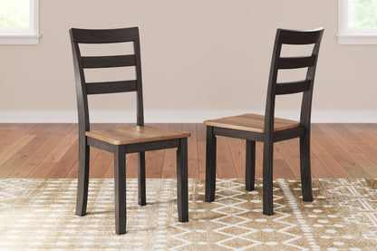 Bradenton Furniture Outlet - Ashley Furniture - Gesthaven Dining Room - Dining Chair (Set of 2) / Natural/Brown - D396-01X2