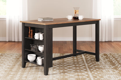 Bradenton Furniture Outlet - Ashley Furniture - Gesthaven Dining Room - RECT Dining Room Counter Table / Natural/Brown - D396-13