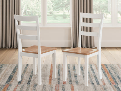 Bradenton Furniture Outlet - Ashley Furniture - Gesthaven Dining Room - Dining Chair (Set of 2) / Natural/White - D398-01X2