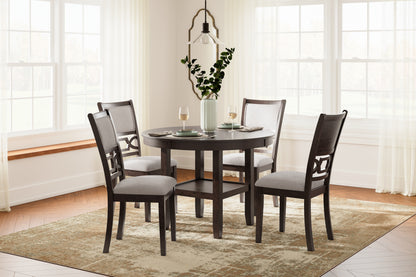 Bradenton Furniture Outlet - Ashley Furniture - Langwest Dining Room - Dining Room Table Set (5/CN) / Brown - D422-225
