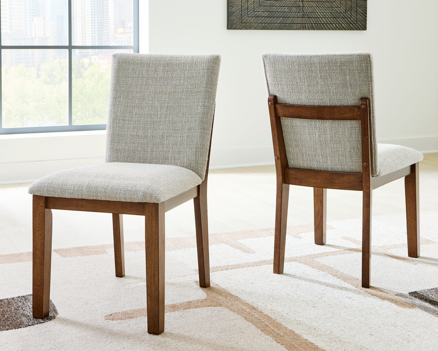 Bradenton Furniture Outlet - Ashley Furniture - Kraeburn Dining Room - Dining Chair (Set of 2) / Brown - D496-01X2