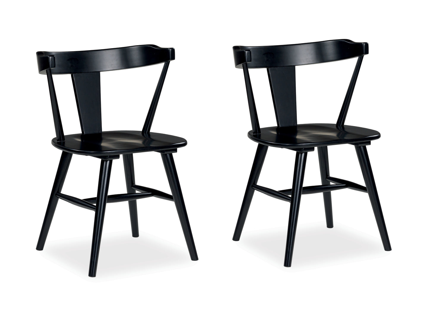 Bradenton Furniture Outlet - Ashley Furniture - Gretlynn Dining Room - Dining Chair (Set of 2) / Black/Natural - D501-02X2