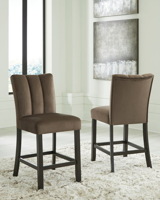 Bradenton Furniture Outlet - Ashley Furniture - Jeshina Counter Height Barstool (Set of 2) - Counter Height Barstool (Set of 2) / Mocha - PCD581-124X2