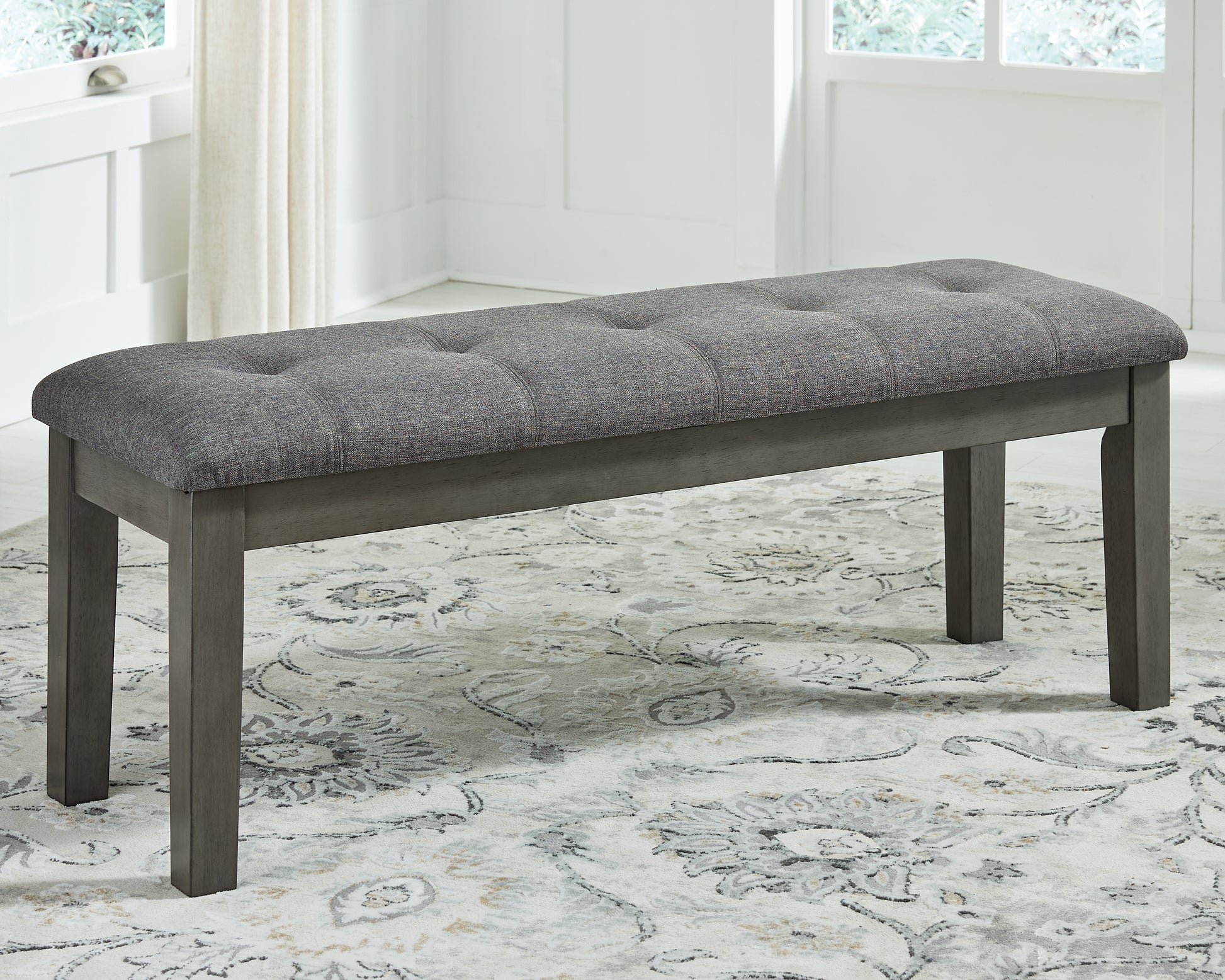 Bradenton Furniture Outlet - Ashley Furniture - Hallanden Dining Room - Dining Room Server / Gray / 56"W x 18"D x 38"H - D589-60
