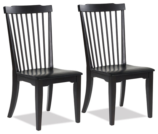 Bradenton Furniture Outlet - Ashley Furniture - Brenkerton Dining Chair (Set of 2) - Dining Chair (Set of 2) / Black - PCD591-01X2
