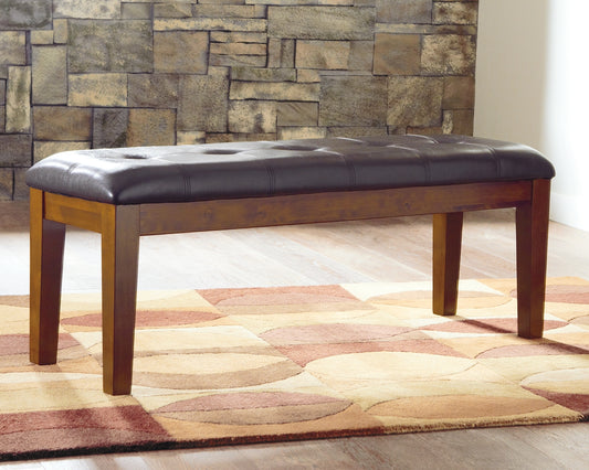 Bradenton Furniture Outlet - Ashley Furniture - Ralene Dining Bench - Large UPH Dining Room Bench / Medium Brown / 50"W x 16"D x 19"H - D594-00
