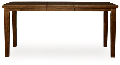 Bradenton Furniture Outlet - Ashley Furniture - Ralene Dining Room - DRM Counter Butterfly EXT TBL / Medium Brown - D594-32