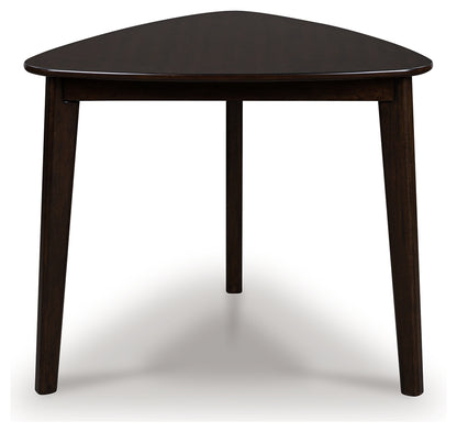 Bradenton Furniture Outlet - Ashley Furniture - Mallenette Dining Table - Triangle Dining Room Table / Merlot - PCD607-16