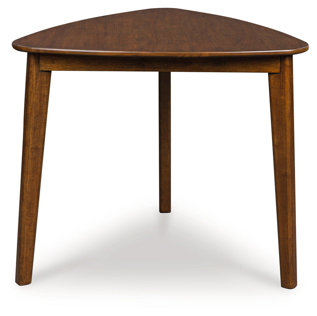 Bradenton Furniture Outlet - Ashley Furniture - Tameride Dining Table - Triangle Dining Room Table / Brown - PCD609-16
