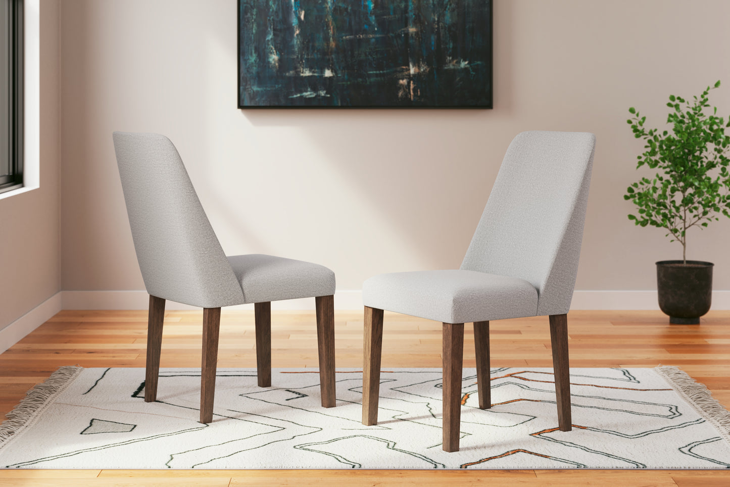 Bradenton Furniture Outlet - Ashley Furniture - Lyncott Dining Room - Dining Chair (Set of 2) / Gray/Brown - D615-01X2