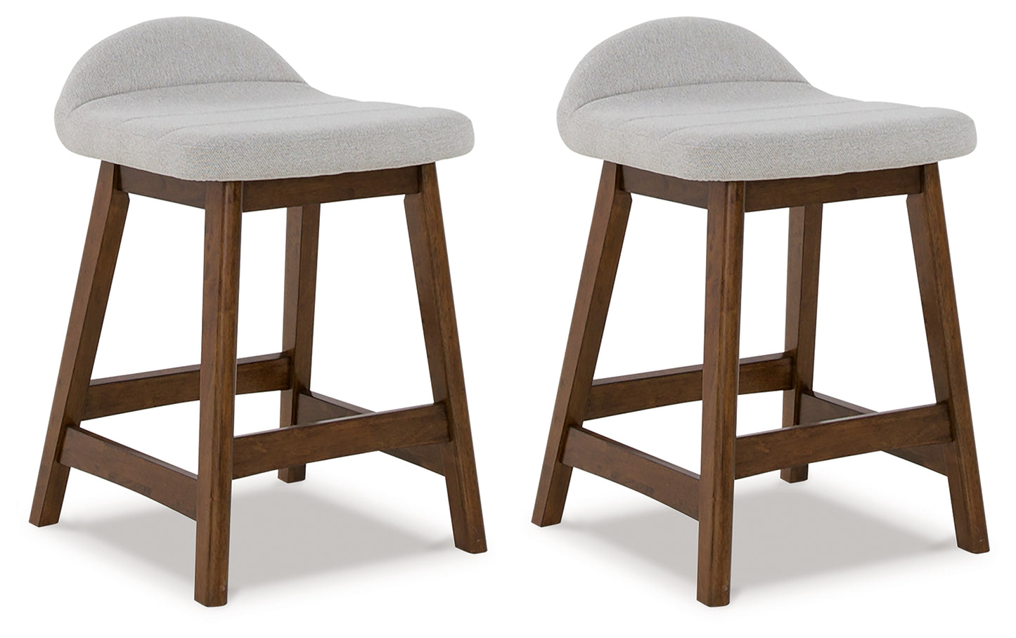 Bradenton Furniture Outlet - Ashley Furniture - Lyncott Dining Room - Counter Height Bar Stool (Set of 2) / Light Gray/Brown - D615-124X2