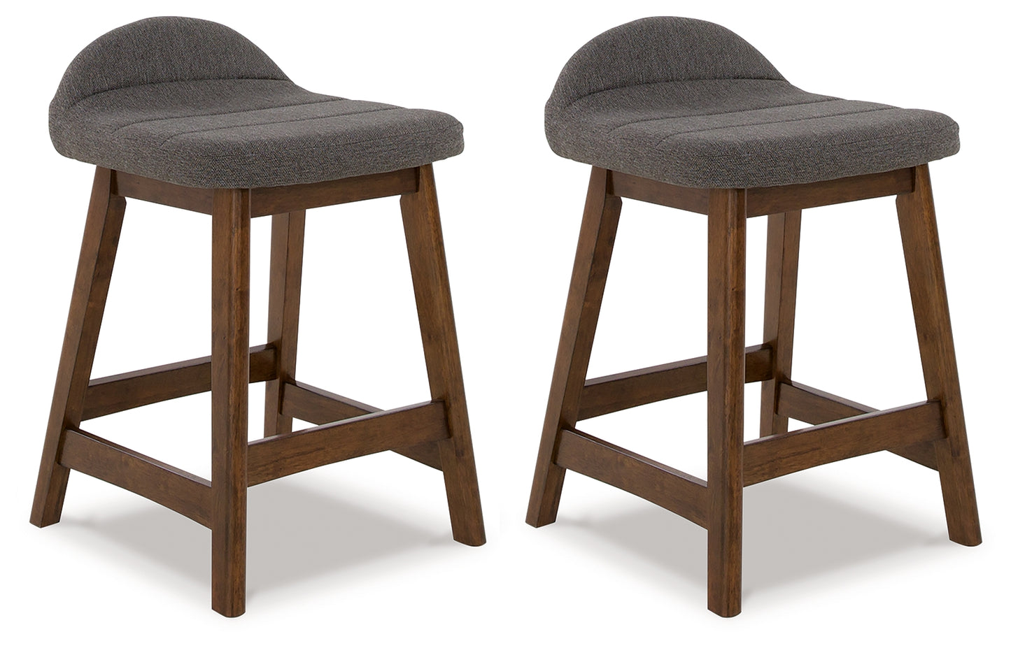 Bradenton Furniture Outlet - Ashley Furniture - Lyncott Dining Room - Counter Height Bar Stool (Set of 2) / Charcoal/Brown - D615-224X2