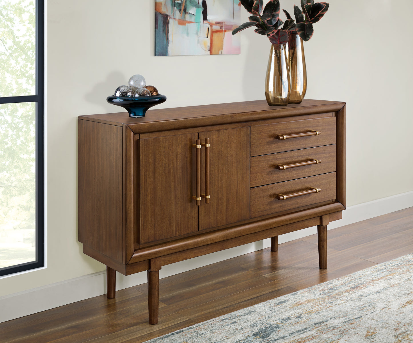 Bradenton Furniture Outlet - Ashley Furniture - Lyncott Dining Room - Dining Room Server / Brown - D615-60