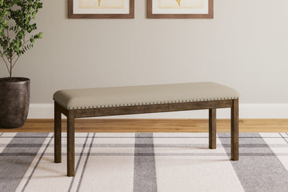Bradenton Furniture Outlet - Ashley Furniture - Moriville Dining Room - Upholstered Bench / Beige - D631-00