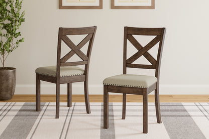 Bradenton Furniture Outlet - Ashley Furniture - Moriville Dining Room - Dining Chair (Set of 2) / Beige - D631-01X2